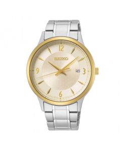 Seiko Mens 50th Anniversary Watch With Gold Dial