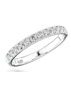 Platinum 12 Stone Diamond set 0.22ct Band