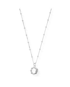 ChloBo Bobble Chain Moon & Stars Necklace Length 47cm SNBB580