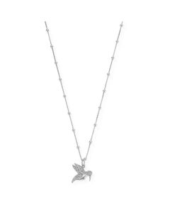 ChloBo Silver Humming Bird Necklace SNBB670
