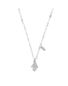 Chlobo Delicate Hamsa Hand Necklace