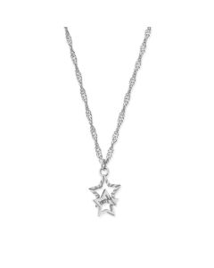 Chlobo Twisted Rope Chain Interlocking Star Necklace