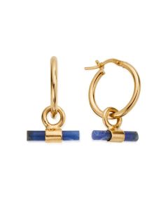 Chlobo Sodalite T-Bar Hoops