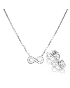 Hot Diamonds Amulets Infinity Set SS141