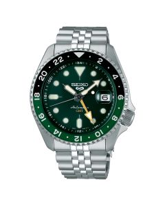Seiko 5 Sports SKX GMT Bi-Colour Green