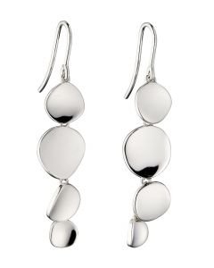 Fiorelli Organic Pebble Silver Earrings E5836