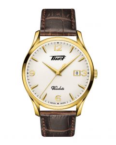 Tissot heritage Visodate Gents Quartz Watch (Yellow Gold PVD Finish)