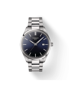 Tissot Men's PR 100 With Blue Dial and Steel Bracelet