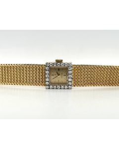 Omega 18ct Gold & Diamond Vintage Cocktail Watch