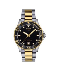 Tissot Mens Seastar 1000 With Black Dial