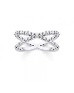 Thomas Sabo Cross over ring size 52