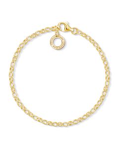 Thomas Sabo Yellow Gold Charm Bracelet X0243-413-39-L17
