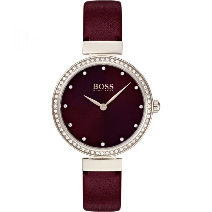 hugo boss rose gold watch ladies