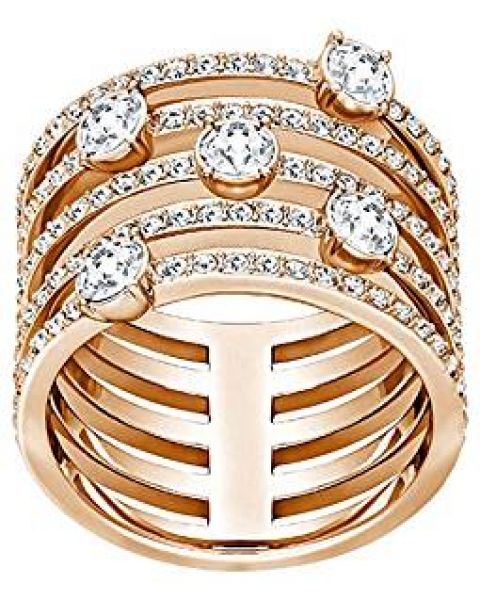 Swarovski Women'S Ring Creativity Wide Ring Crystal White, Size: 49Â (15.6)/5221424