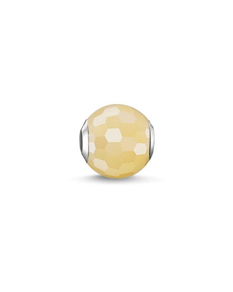Thomas Sabo  Thomas Lock K0127  010  4 Aventurine with Sterling Silver Beads Yellow