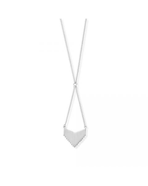 ChloBo Silver Sun Dance Large Arrowhead Necklace