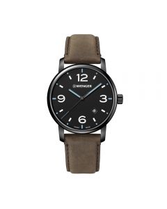 Wenger Urban Metropolitan Black dial Vintage-inspired Watch