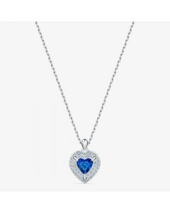  Swarovski One Blue Crystal Heart Pendant 5511541