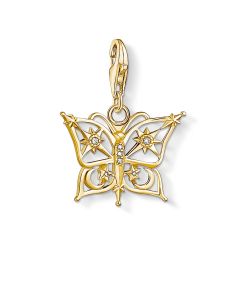 Thomas Sabo Charm Pendant Stars & Moons Gold Butterfly 1853-414-14