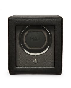 Wolf Black Cub Watch Winder With Cover 461103