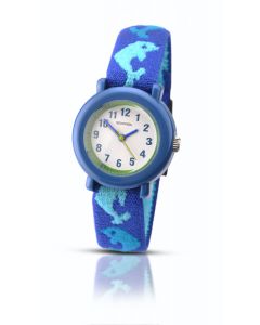 Sekonda Childrens Quartz White Dial Blue Dolphin Strap Watch 4628