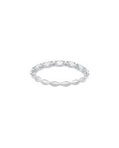Swarovski Women's 5366570 Rhodium Plating Vittore Marquise Crystals Ring, White