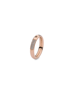 Qudo Deluxe Rose Gold Small 16.5mm Ring