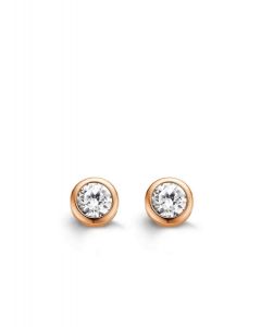 Ti Sento Milano Silver Gold Plated Earrings