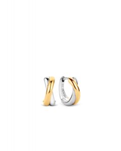 Ti Sento Milano Infinate Love Silver Gold Plated Earrings 7667SY