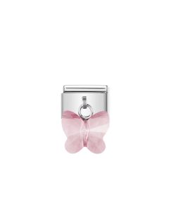 Nomination Comp. Classic SWAROWSKI butterflies (Pink) ( 030604-11 )