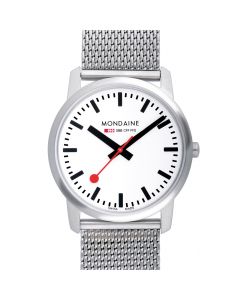 Mondaine Simply Elegant Ladies white Dial Watch