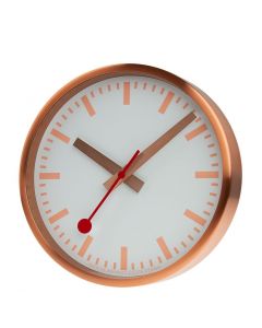 Mondaine Official Swiss Railways Copper Special Edition Clock A990.CLOCK.17SBK