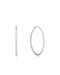 Ania Haie Silver Luxe Hoop Earrings E024-04H