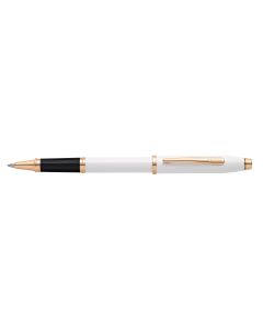Cross Century II Pearlescent White Lacquer Rollerball Pen AT0085-113