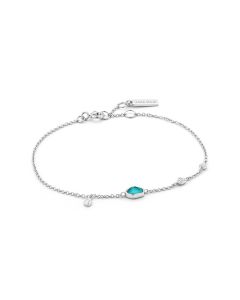 Ania Haie Sterling Silver Turquoise Discs Bracelet B014-01H