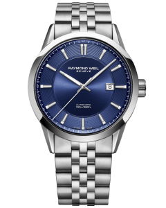 Raymond Weil Freelancer Mens Automatic Blue Dial Stainless Steel Bracelet Watch 2731-ST-50001