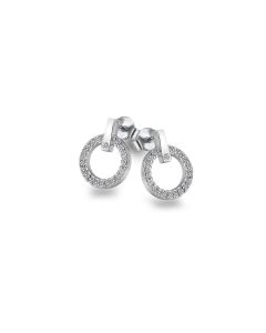 Hot Diamonds Silver Diamond Constant Circle Earrings DE580/HD