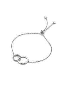 Hot Diamonds Silver Striking Circle Bracelet DL568