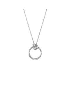 Hot Diamonds Silver Unity Circle Pendant & Chain