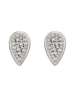 Fiorelli  Pear Stud Earrings with Pave CZ (E6068C)