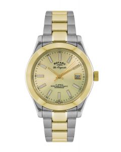 Rotary Mens Automatic Verbier Gold Dial Bracelet Watch GB08151/03