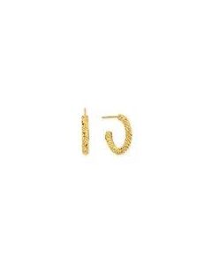 ChloBo Entwined Passion Hoop Earrings Gold GEH3209 
