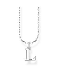 Thomas Sabo Letter L Silver Necklace KE2021-001-21-L45V