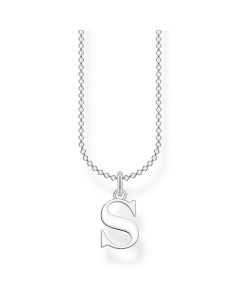 Thomas Sabo Letter S Silver Necklace KE2028-001-21-L45V