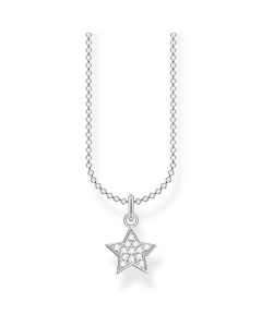 Thomas Sabo Silver Pave Star Necklace KE2052-051-14-L45V