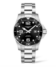 Longines Mens Hydroconquest Ceramic Automatic Diving Watch L3.782.4.56.6