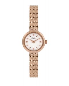Rotary Ladies Watches Rotary Rose Gold Plated Watch LB02088/02