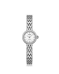Rotary Ladies Diamond Set Stainless Steel Balmoral Watch LB05152/70/D