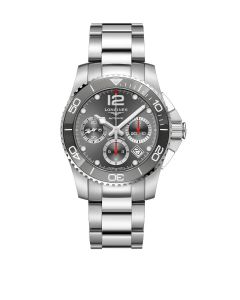 Longines Mens Hydro Conquest Automatic Bracelet Watch L3.783.4.76.6