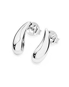 Lucy Q Silver Droplet Stud Earrings